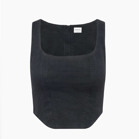 Aritzia Sunday Best Shiloh Bustier Black Size XS #108170 - Picture 3 of 10